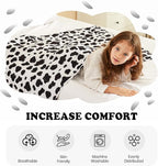 HOSUKKO Weighted Blanket - 10 lbs Cow Pattern Heavy Blanket - Breathable Blanket(50 * 60 inches, 10 lbs)