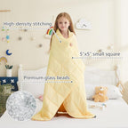 L'AGRATY Weighted Blanket - 36"x48" 5lbs Microfiber Material with Glass Beads Small Blanket for All-Season Summer Fall Winter Soft Thick