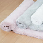 Ghouse Soft Faux Sheepskin Fur Rug 2x4 Grey Fluffy Bedside Rugs Plush Rug Shag Nursery Carpet Area Rugs for Living Room Bedroom Playing Room Decor