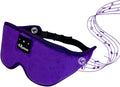 Bluetooth Music Eye Mask Wireless Bluetooth Speaker with Crystal Clear Stereo Cradle Sound, Suitable for Relaxing, Sleeping, and Resting. (Purple)