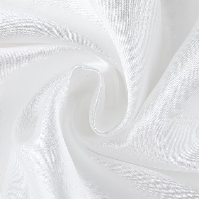 Kihnop Women's Satin Robe Silk Robe Lace Bridal Robes for Bride Bridesmaid Robes Silky Bathrobe Getting Ready Sleepwear