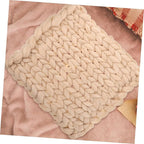 MERRYHAPY Nordic Style Handmade Chunky Knit Throw Blanket Large and Soft Cozy Bed Couch Sofa Rug