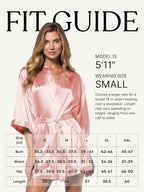 Turquaz Women's Bride Bridesmaids Silky Robe Satin Kimono Robes for Women Lingerie