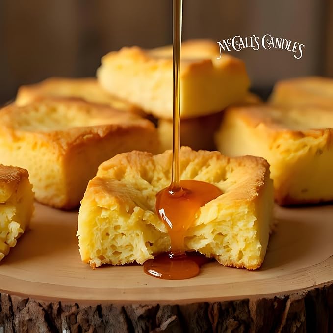 McCall’s Candles | Honey & Cornbread | Scented Wax Melt | Sweet Honey Drizzle, Warm Cornbread & Country Butter | 6-Piece Break-Apart Bar | 12–24 Hours Per Wedge | Poured in the USA | 5.5 oz