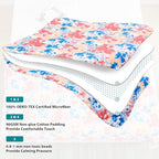 L'AGRATY Weighted Blanket - 60"x80" 20lbs Cooling Breathable Heavy Blanket Microfiber Material with Glass Beads for Adult All-Season Summer Fall Winter Soft Thick Comfort