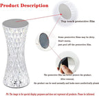 Touch Control Crystal Table Lamp,16 Color Changing Diamond Bedside Lamp,USB Charging Acrylic Lamp,LED Night Light Crystal Diamond Table Lamp,Bedroom,Living Room,Office Decoration