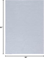 SAFAVIEH Washable Rug Faux Rabbit Fur Shag Collection - 3' x 5', Light Grey, Slip Resistant & Easy Cleaning, Ideal for Living Room, Bedroom, Nursery, Boys & Girls Kids Playroom, Dining Space (FRF976F)