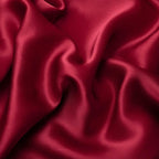 Red Silk Pillowcase for Hair and Skin Made in USA, 22 Momme Mulberry Silk Pillow Case with Zipper, 6A Grade Organic Fabric, Cooling, Anti Acne, Soft, 1 Pc 20"x30" (Queen, Red)