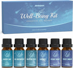 ARVIDSSON Essential Oil Blends Set, Well-Being Blend Gift Set - Sweet Dreams, Happy, Serenity, Breathe, Energy, Air Freshening, Natural Essential Oils for Diffusers, Candle Making