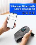 Navly Sleep Headphones, 12Hrs Sports Headband with Soft Cozy Earbuds Comfortable, Headphones Headband with Ultra-Thin HD Stereo Speakers Perfect for Workout,Running,Yoga,Travel
