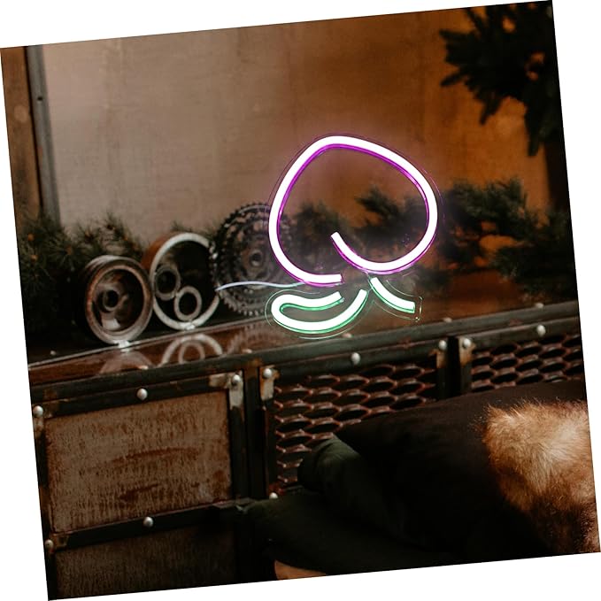Peach Neon Light Sign Creative Led Night Light for Bedroom Decor Unique Fruit Shape Design for Parties Gifts Home Adornment