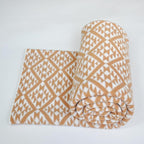 Nordic Style Orange Throw Blanket for Couch,Soft Cozy Cable Knit Throw for Bed Sofa Chair Living Room,Lightweight Warm Maximalist Decor Christmas Blanket,50"x60" (cr-D02)