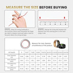 Smart Ring for Women Men, Health Tracker with Heart Rate/Blood Oxygen/Blood Pressure/Sleep Monitoring/Step Counting, IP68 Waterproof Fitness Ring, No App Fees for iPhone & Android (Silver, 7#)