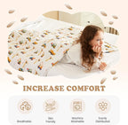 HOSUKKO Weighted Blanket - 10 lbs Engineering Vehicles Heavy Blanket - Breathable Blanket(50 * 60 inches, 10 lbs)