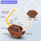 Sunrise Alarm Clock for Bedrooms Heavy Sleepers 15 Sleep Sounds White Noise Machine Baby/Adults 3 Color Table Lamp 10 Ringtones with PD22.5W USB C Fast Charger Birthday Gifts for Women