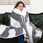 Sherpa Weighted Blanket for Adults 15lbs, 48"x72", Twin Full Size Fuzzy Heavy Throw Blanket for 120-160lbs, Microfiber Soft Thick Big Blankets Weighted Comforter Breathable Gift for Sleeping, Grey