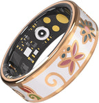 Enamel Craft Smart Ring for Women & Men - No Subscription Fee Fitness Tracker with Sleep Tracking, Heart Rate, SpO2 - IP68 Waterproof for iPhone Android - Activity Tracker, Remote Camera (7)
