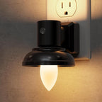 L LOHAS LED Night Light, Night Lights Plug into Wall, 3000K Warm White, Farmhouse Barn Plug in Light with Dusk to Dawn Sensor, for Bedroom, Bathroom, Kitchen, Hallway