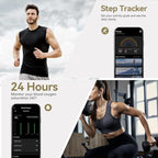 Smart Ring for Women & Men, Fitness Tracker with Heart Rate, Blood Oxygen, Sleep Monitoring, Long-Lasting Battery, IP68 Waterproof (Silver, 11)