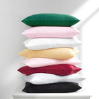 Champagne King Size Satin Pillowcase Set of 2 with Envelope Closure,Champagne Silk Pillowcase for Hair and Skin (20x36)