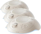 Homedics Sleep Better Portable Sound Machine,Night Light,12 Soothing Sounds Including White Noise,Rain & Thunderstorm,Ultra-Portable Design,Auto-Off Timer,Ideal for Travel &Baby Sleep,Cream,Pack of 3