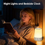 AFEXOA Sunrise Alarm Clock with 30 Soothing Sounds, White Noise Machine with Alarm Clock & Wake Up Light, Dimmable Display, Night Light for Bedroom, Heavy Sleepers, Adults & Kids