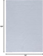 SAFAVIEH Washable Rug Faux Rabbit Fur Shag Collection - 6' x 9', Light Grey, Slip Resistant & Easy Cleaning, Ideal for Living Room, Bedroom, Kids Playroom, Nursery, Dining Space (FRF976F)