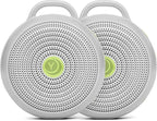 Yogasleep Hushh Portable White Noise Sound Machine for Baby - 2 Pack - 3 Natural Sounds with Volume Control, Compact Size, Noise Canceling for Sleep Aid, Office Privacy, & Meditation, Registry Gift