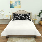 Satin Pillowcase for Hair and Skin, Halloween Bats Silk Pillowcase Soft and Cozy Body Pillow Covers, Queen Size Satin Pillow Cases with Envelope Closure(20x30 Inch), 1PC