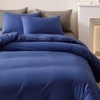 Cottonight Royal Blue Twin Bright Blue Bedding Set 3 Pieces Modern Comforter Fluffy Soft Bedding Set Kids Teens Twin Comforter with 2 Pillowcases