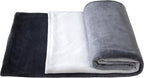 Elegant Comfort Luxury Velvety Feel Blanket, All-Season Lightweight Blanket, Ultra Plush, Soft, Cozy-Fuzzy Flannel Fleece for Couch, Sofa, Bed, Travel, Ombre Design, King/California King, Gray