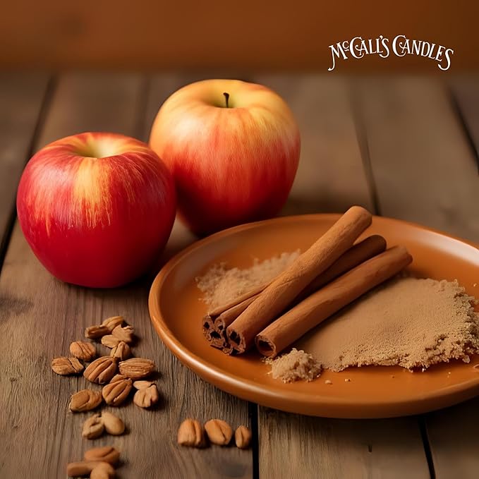 McCall’s Candles | Apple Spice | Scented Wax Melt | Warm Baked Apple, Nutmeg & Cinnamon | 6-Piece Break-Apart Bar | 12–24 Hours Per Wedge | Poured in the USA | 5.5 oz