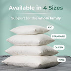 Snuggle-Pedic Shredded Memory Foam Pillow - The Original Cool Pillows for Side, Stomach & Back Sleepers - Sleep Support That Keeps Shape - College Dorm Room Essentials for Girls and Guys - Queen