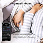 Smart Ring for Women & Men - IP68 Waterproof Fitness Tracker with Long Lasting Batteries, 28-Language App, Sleep/Step/Heart Rate Monitor, Compatible with iOS & Android (Pink, 10)