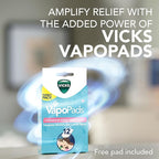 Vicks Humidifier 3-in-1 SleepyTime Cool Mist Humidifier for Baby & Kids Rooms with Color Changing Night Light and Essential Oil Diffuser, White