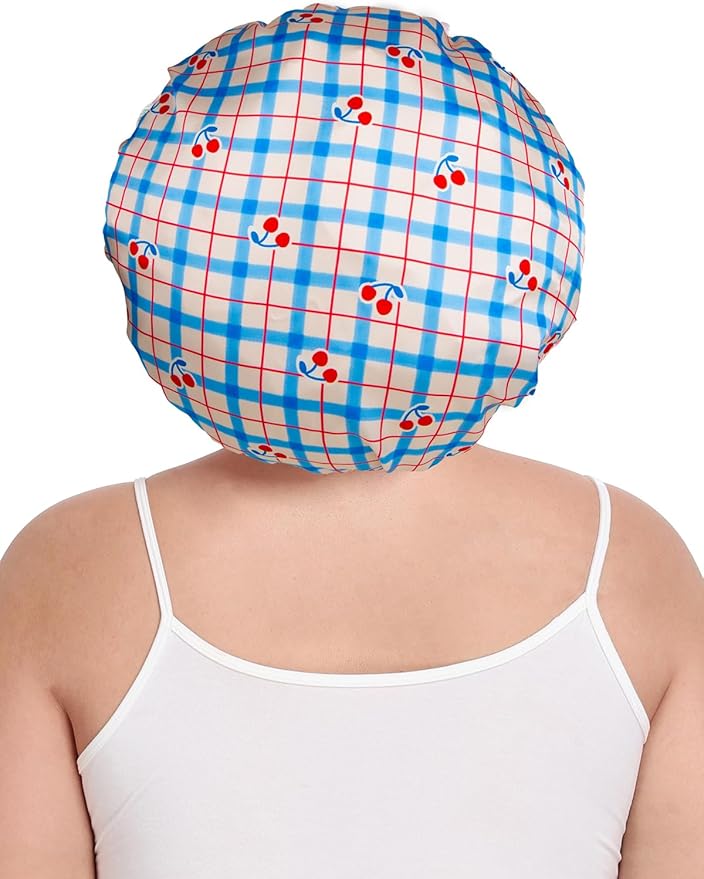Double Layer Satin Bonnet with Detachable Eye Mask Night Cap for Curly Braids Hair Reduces Frizz Locks in Moisture