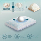 Sylvaris Shredded Memory Foam Cooling Soft Bamboo Viscose Pillow King Size, Adjustable Hypoallergenic Hotel Quality Bed Pillow for Side, Stomach or Back SleeperSleeper, Oeko-TEX Certified