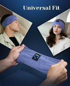Perytong Sleep Headband Headphones, Sleeping Bluetooth 5.4 Headphones for Side Sleepers, Over-Ear Earphones with Ultra-Thin Stereo Speakers, Soft Sleep Mask Sports Headband for Men Women, Gadgets