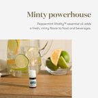 Young Living Essential Oil Blend | Refreshing & Soothing Aroma | 100% Pure Essential Oil for Home, Work, & Personal Use | Peppermint Vitality | 5 ml