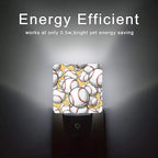 Ball Night Light,Baseball Softball Plug-in Night Lights with Dusk-to-Dawn Sensor for Bedroom, Bathroom and Living Room 0.5W Sleep Friendly Ideal for Women/Girls/Boys Gift