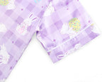 Beezizac Little & Big Girls Satin Silky Button Pajama Summer Short Sleeves Set Trendy Outfit Kid Size 6-16