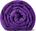 TONGDADA Kids Weighted Blanket | 40''x60'',10lbs | for Child Between 80-125 lbs | Premium Cotton Material with Glass Beads | Violet
