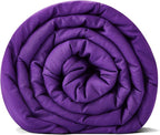 TONGDADA Kids Weighted Blanket | 40''x60'',10lbs | for Child Between 80-125 lbs | Premium Cotton Material with Glass Beads | Violet