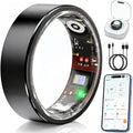Smart Ring Health & Fitness Tracker for Men & Women – Sleep, Heart Rate & SpO₂ Monitoring, Stress & Activity Tracking, Women’s Health Support, 180+ Sports Modes, IP68 Waterproof, No Subscription Fee