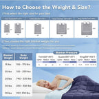 Topcee Weighted Blanket for Adults (20 lbs, 60" x 80") Queen Size Soft Cooling Heavy Blanket Sleeping, Apply to 190-210 lbs Body, Thick Breathable Blanket with Glass Bead, Easy Care