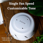 Yogasleep Dohm Uno 2 Pack White Noise Sound Machine, Real Fan Inside for Non-Looping White Noise, Sleep Aid, Office Privacy & Meditation for Adults & Baby, Registry Gift (White)
