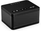 Sound Machine White Noise Machine with 30 Natural Soothing Sounds 32 Levels Volume 5 Timers Memory Function Effectively Blocks Noise Ideal Sleep Machine Brown Noise for Baby Kids Adults Home (Black)
