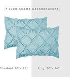 Elegant Comfort 8-Piece Pinch Pleated Comforter Set - All Season Complete Bed in a Bag, Includes 4pc Smart Sheet Set, Bed Skirt, Comforter, Matching Pillowcases and Shams, Twin/Twin XL, Sky Blue