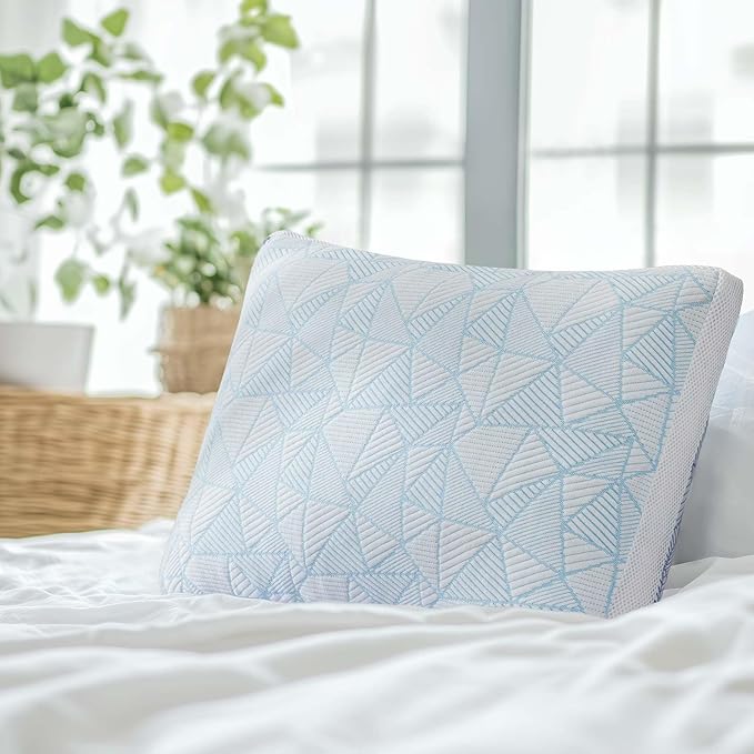 Sylvaris Shredded Memory Foam Cooling Soft Bamboo Viscose Pillow King Size, Adjustable Hypoallergenic Hotel Quality Bed Pillow for Side, Stomach or Back SleeperSleeper, Oeko-TEX Certified