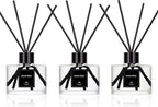 Reed Diffuser Set of 3 for Bathroom Shelf Decor, Sticks Diffuser with Essential Oils Included | Lavender & Fir & Eucalyptus,Jasmine & Lily,Sandalwood Cashmere Rose Scent(1.7 fl oz/Pack) | Defusers